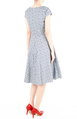 Serene Dream Flare Tea Dress