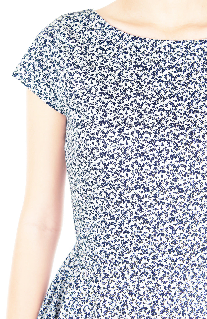 Serene Dream Flare Tea Dress