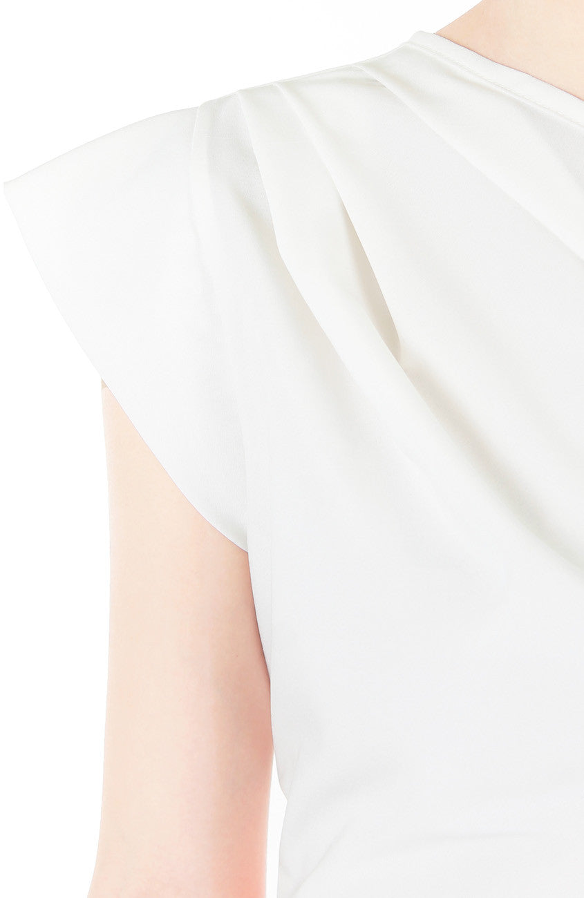 Smitten by Love One Shoulder Top - White