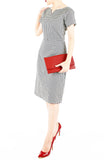 Sophisticated Houndstooth Jeane Dress