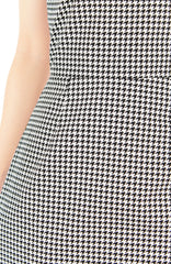 Sophisticated Houndstooth Jeane Dress