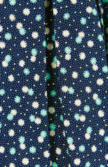 Spring Daisies & Confetti Flare Dress - Mint