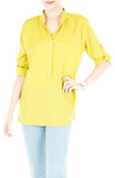 Stay Classic Utility Blouse - Honey Yellow