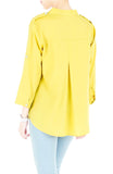 Stay Classic Utility Blouse - Honey Yellow