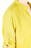 Stay Classic Utility Blouse - Honey Yellow