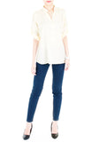 Stay Classic Utility Blouse - Vanilla