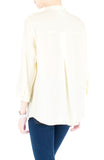 Stay Classic Utility Blouse - Vanilla