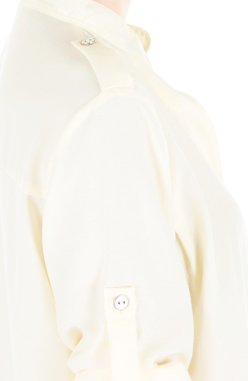 Stay Classic Utility Blouse - Vanilla