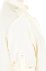 Stay Classic Utility Blouse - Vanilla