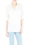 Stay Classic Utility Blouse - White