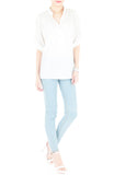 Stay Classic Utility Blouse - White
