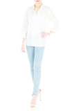 Stay Classic Utility Blouse - White