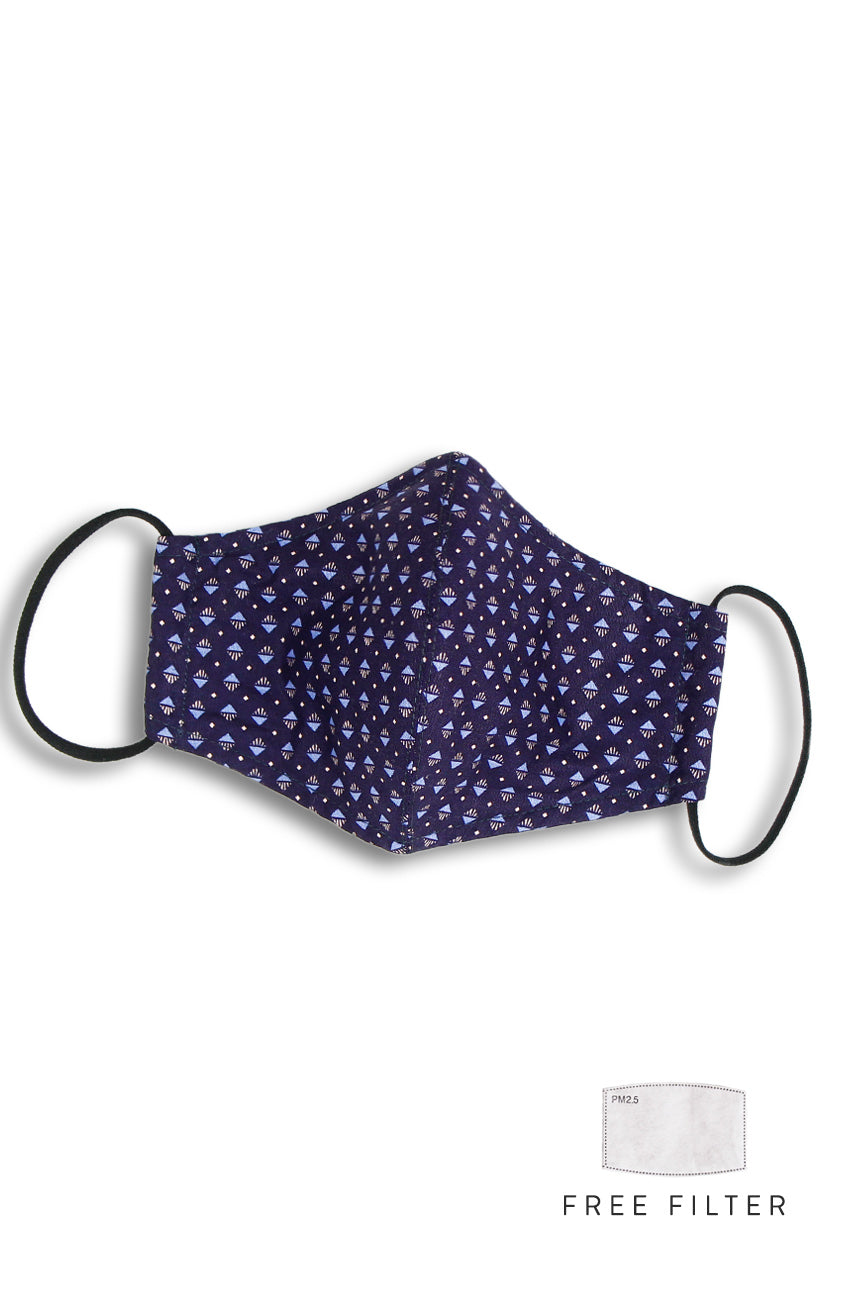 Stellar Seashells Pure Cotton Face Mask