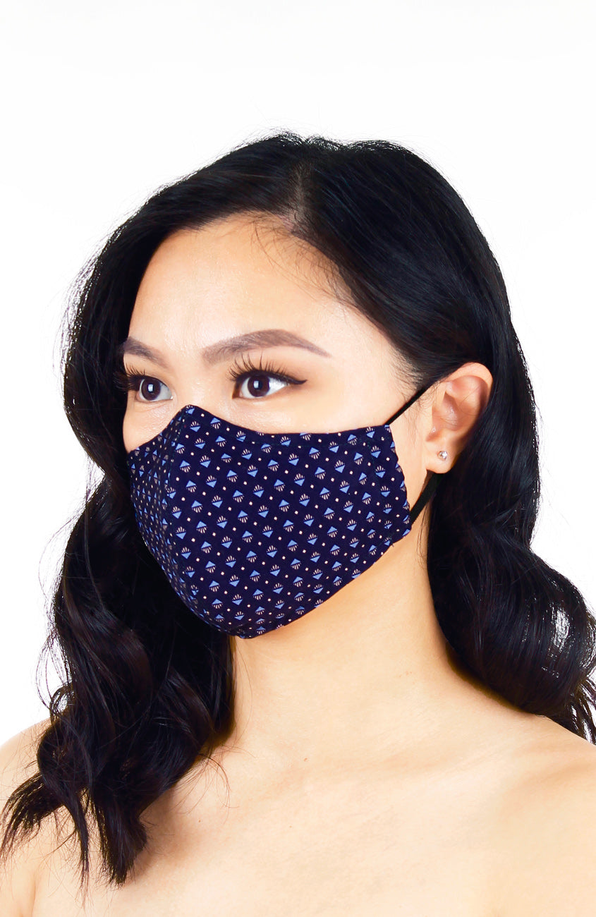 Stellar Seashells Pure Cotton Face Mask