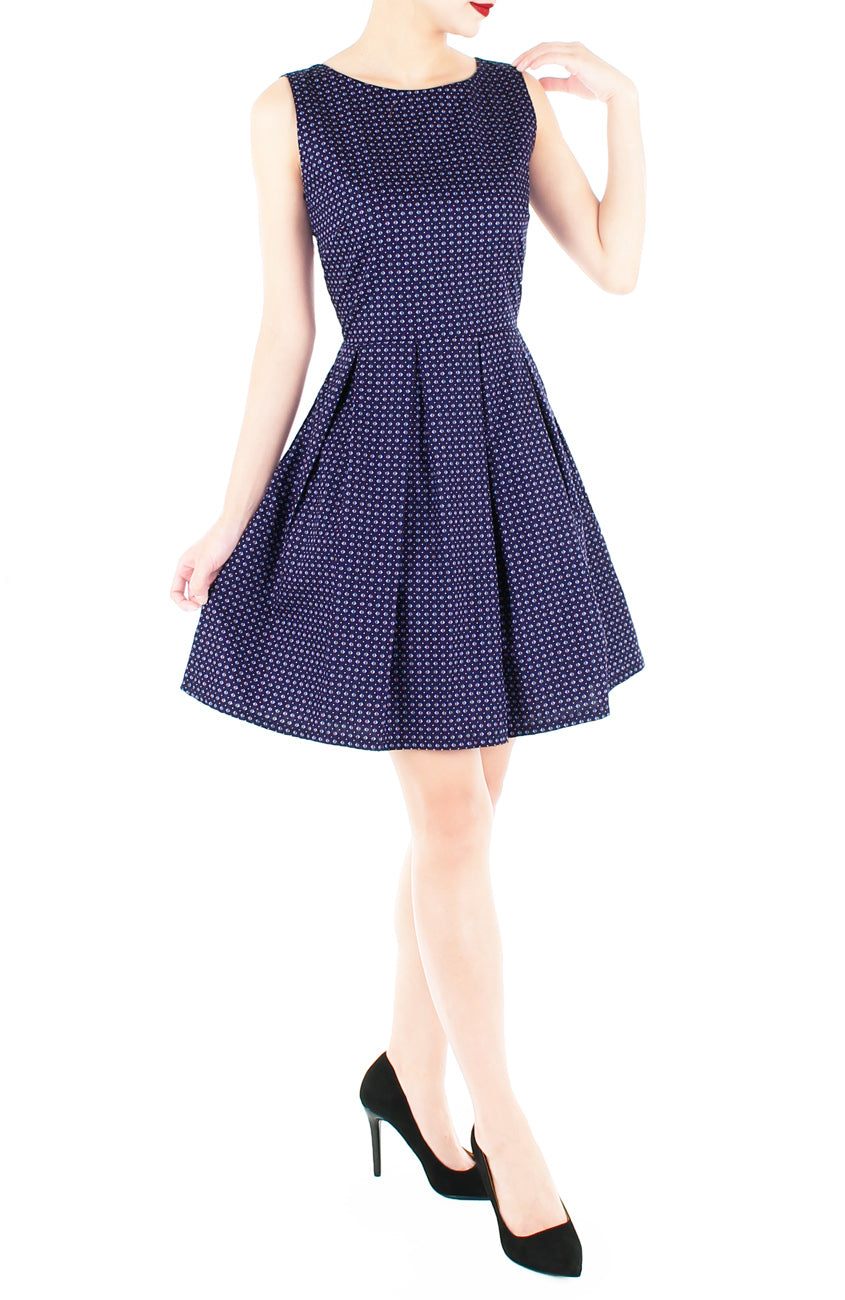 Stellar Seashells Flare Dress
