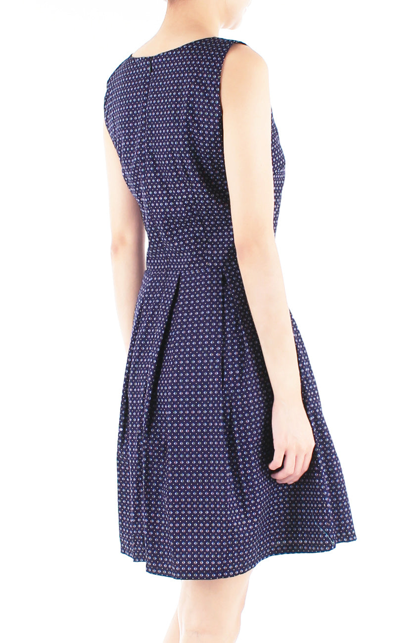 Stellar Seashells Flare Dress