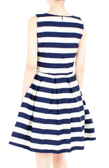 Stripes Done Right Flare Dress