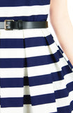 Stripes Done Right Flare Dress