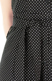 Style Spotted A-line Button Down Dress