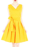 Sunny Marigold Yellow Two-way Flare Dress