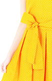 Sunny Marigold Yellow Two-way Flare Dress