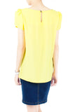 Sweet Memories Tulip Blouse - Yellow