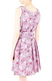 Sweet Rose Mauve Two-way Flare Dress