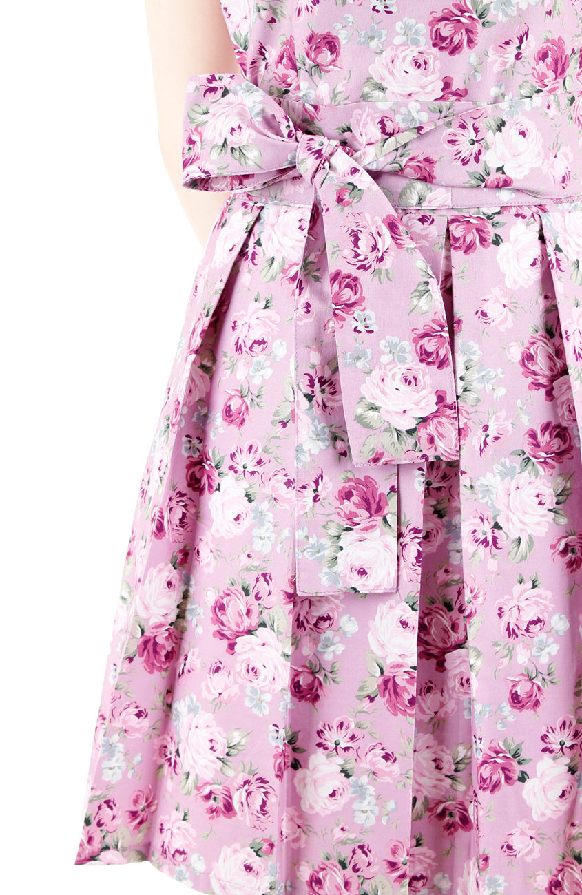 Sweet Rose Mauve Two-way Flare Dress