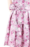 Sweet Rose Mauve Two-way Flare Dress