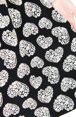 Sweetheart Bouquets Flare Midi Dress