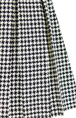 The Timeless Houndstooth Flare Dress - Black
