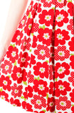 The 50s Flower Power Flare Dress