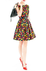 The Apple of My Eye Flare Dress