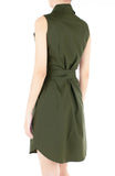 The Effortless Shirtdress – Army Green