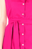 The Effortless Shirtdress - Hot Pink