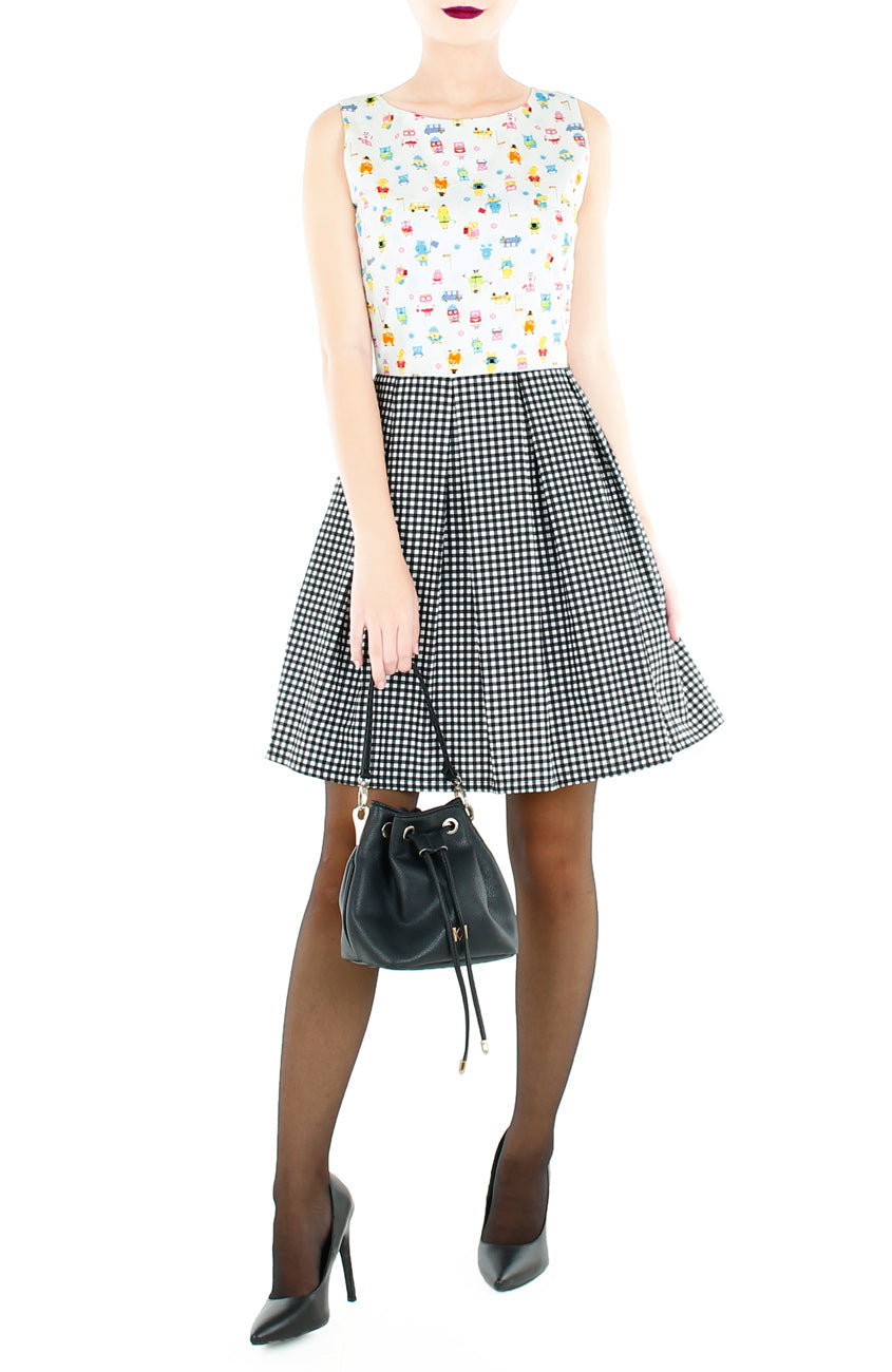 The Unexpected Duet Flare Dress