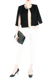 Think Tank Cape in Cropped Length - Black