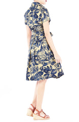 Tranquil Tropical Warrior Anna Shirtdress