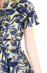 Tranquil Tropical Warrior Anna Shirtdress