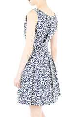 Tsuki-hana Two-way Flare Dress - White
