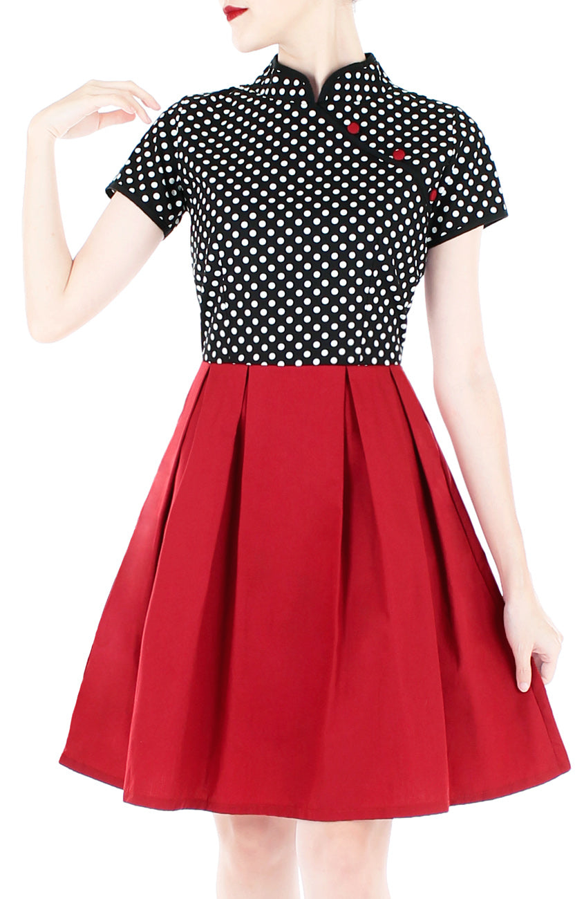 Midnight Gala Cheongsam Dress
