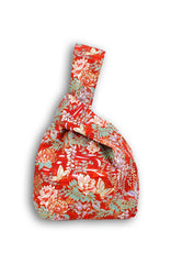 Vintage Hanakotoba Japanese Prosperity Bag - Reversible