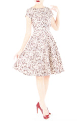 Vintage Windsor Flare Tea Dress