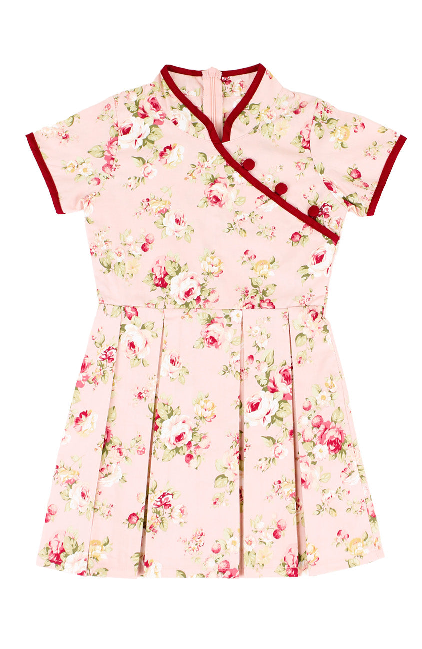 Vintage Imperial Garden Cheongsam Dress