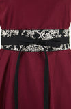 Wandering Blooms Toile Contemporary Obi Belt