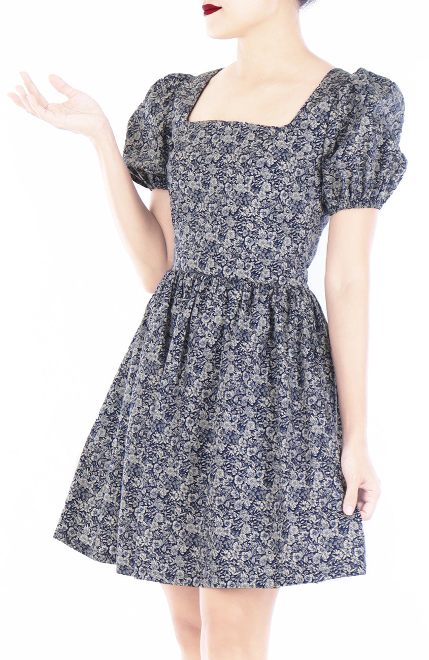 Wiltshire Gardens Alice Dress - Midnight Blue