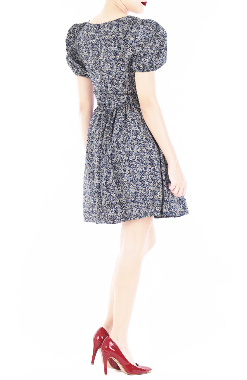 Wiltshire Gardens Alice Dress - Midnight Blue