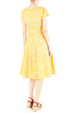 Wiltshire Gardens Flare Tea Dress - Daffodil