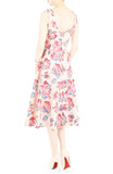 Wishing & Wowing Rose Flare Midi Dress (Longer Length)