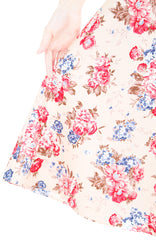 Wishing & Wowing Rose Flare Midi Dress (Longer Length)